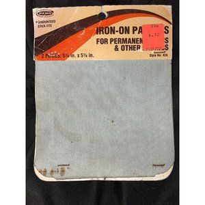 PENN USA Iron-On Patches Stick-Tite #426 Light Wash Denim Jeans 2 Pack NIP As-Is